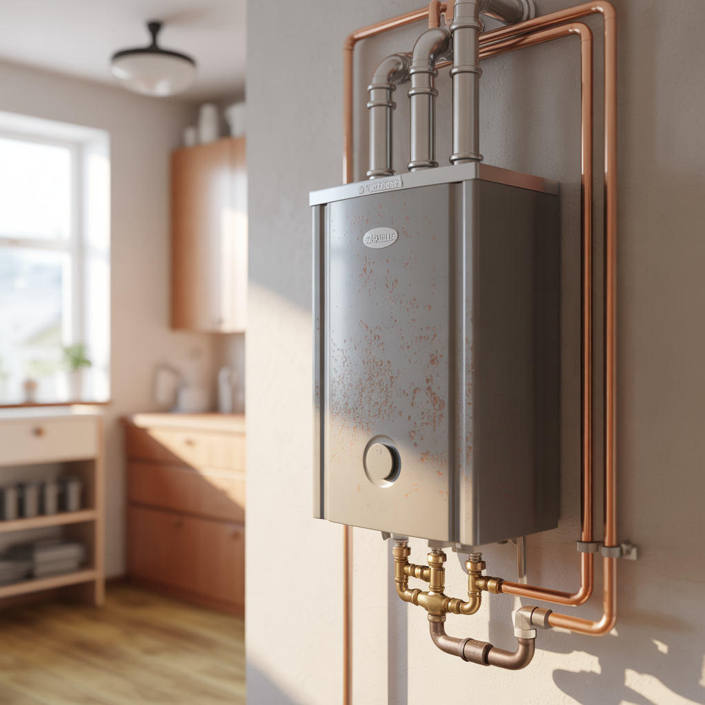 12.Nar bor du installera en ny varmvattenberedare