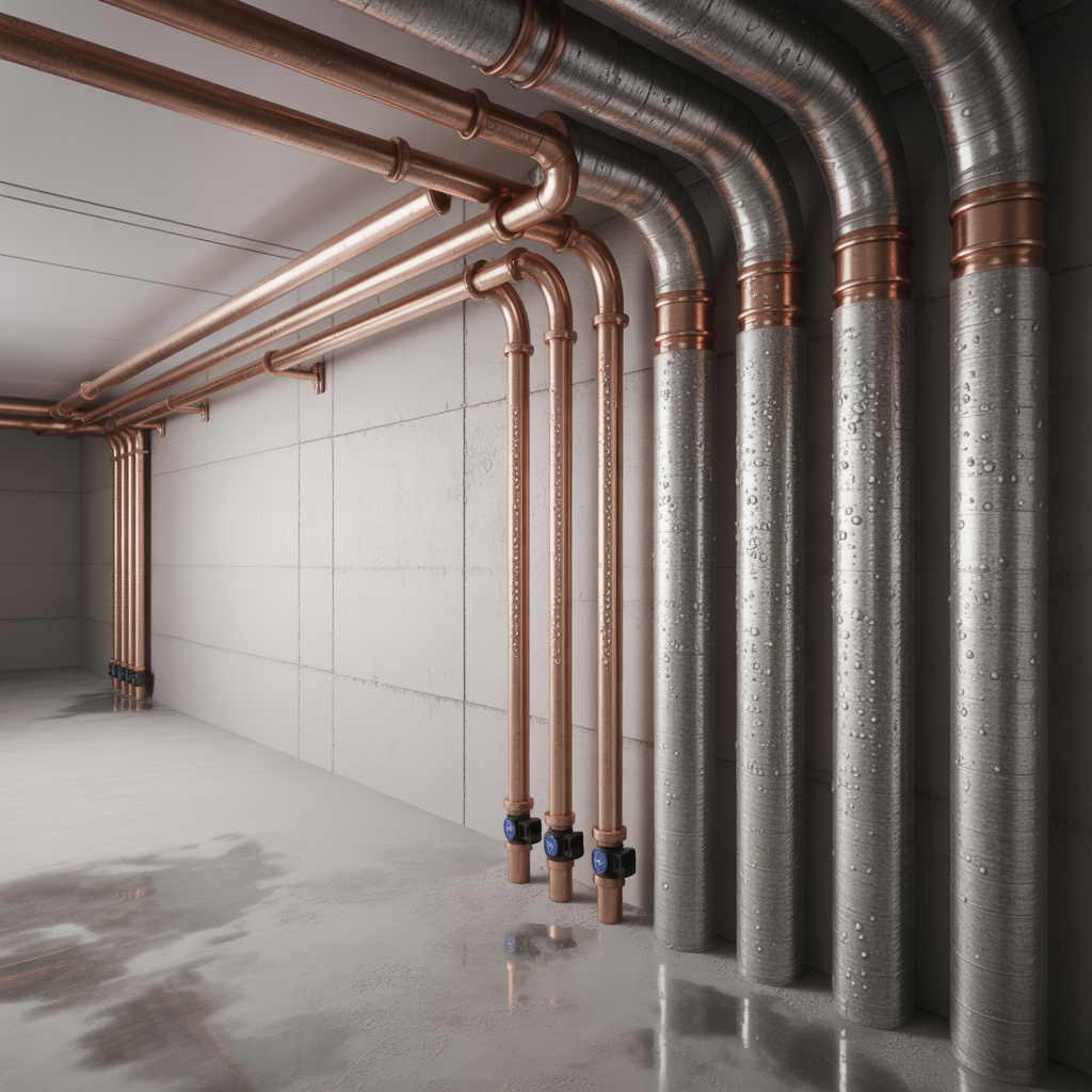 kondens pa kallvattenror orsaker isolering och kostnad